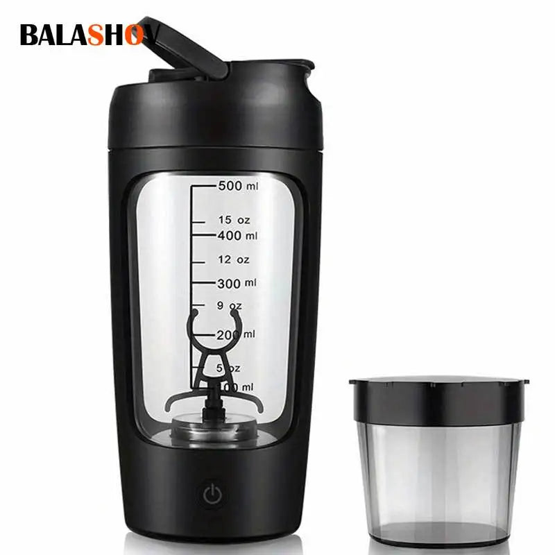500ML Electric Protein Powder Mixing Cup Automatic Shaker Bottle Mixer Shake Bottle Milk Coffee Blender Kettle for Gym outdoor