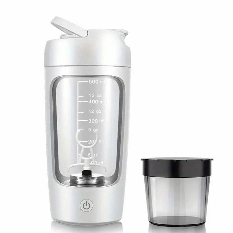 500ML Electric Protein Powder Mixing Cup Automatic Shaker Bottle Mixer Shake Bottle Milk Coffee Blender Kettle for Gym outdoor